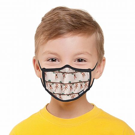 Youth Face Mask - Monkeys