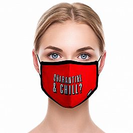 Adult Face Mask - Quarantine & Chill