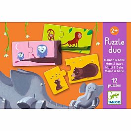 MOM Baby 12 Puzzles 24pcs