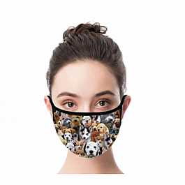 Adult Face Mask - Puppies