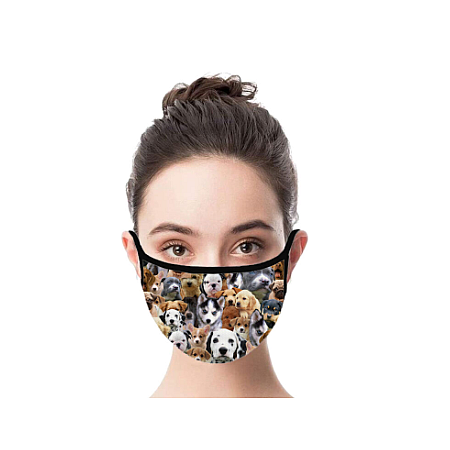 Adult Face Mask - Puppies