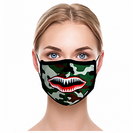 Adult Face Mask - Warplane