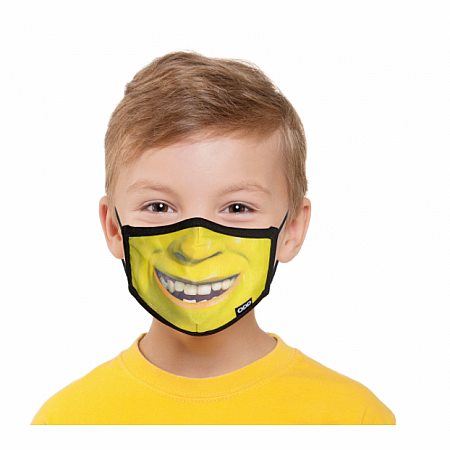 Youth Face Mask - Shrek Face