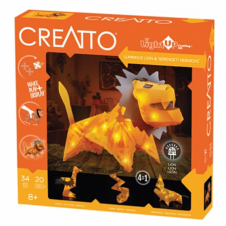 Creatto: Luminous Lion & Serengeti Sidekicks