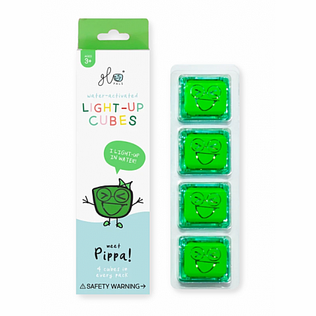 Glo Pals Pippa - Green Light Up Cubes