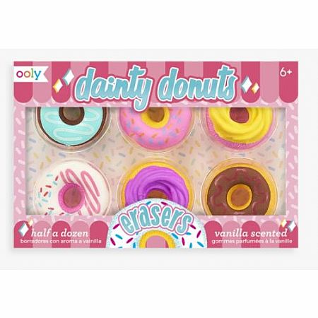 Dainty Doughnuts Erasers