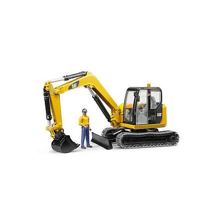 Bruder CATERPILLAR Mini Excavator with worker